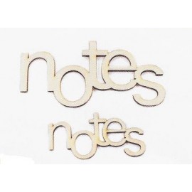 SCRITTA NOTES CM 7 E CM 10 MINUSCOLO