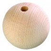 SFERA LEGNO CM 2 FORATA