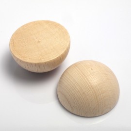 MEZZA SFERA LEGNO CM 2