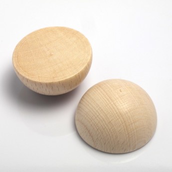 MEZZA SFERA LEGNO CM 4