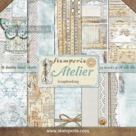 BLOCCO CARTE SCRAP CM 30.5X30.5 ATELIER