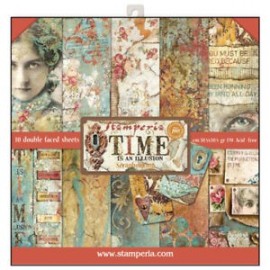 BLOCCO CARTE SCRAP CM 30.5X30.5 TIME