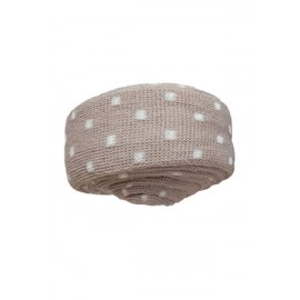 TUBOLARE MINI DOTS TORTORA/LATTE