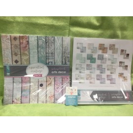 Kit di carte per scrapbooking di Essential Vintage - Artis decor - 18 fogli  per 16,00 €