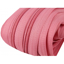 CERNIERA CONTINUA IN NYLON 5 MM ROSA