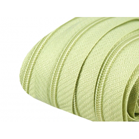 CERNIERA CONTINUA IN NYLON 3 MM VERDE LUCE